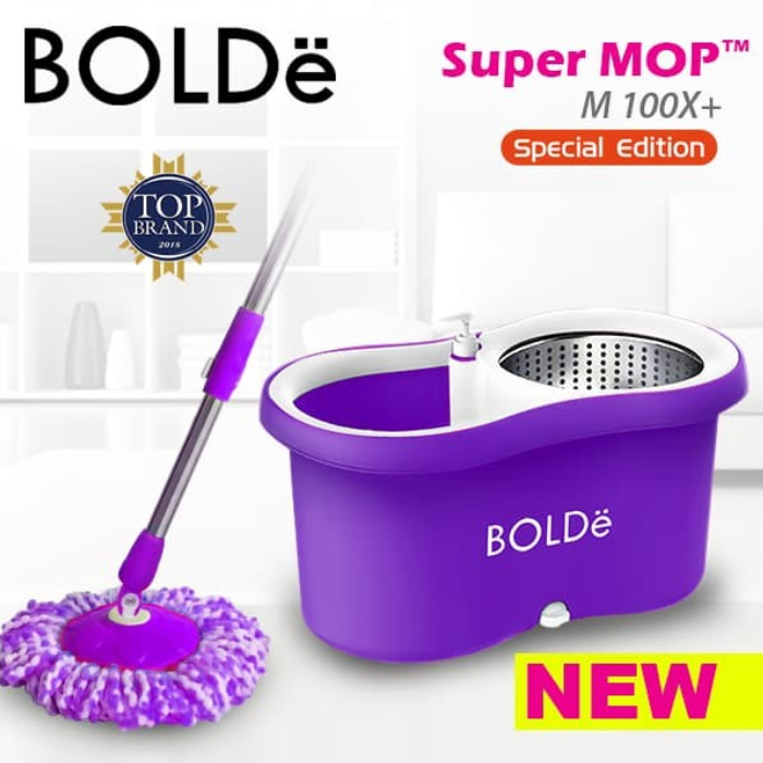 Bolde Super MOP Alat Pel Lantai M-100X+ | M100X+ Purple Special Edition